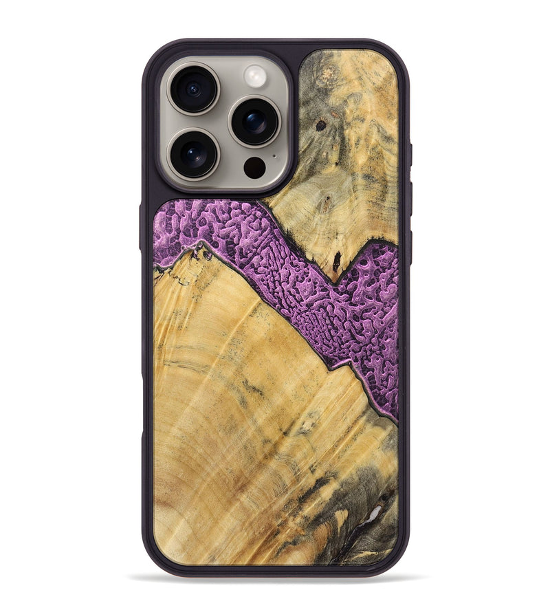 iPhone 16 Pro Max Wood+Resin Phone Case - Paige (Static, 719758)