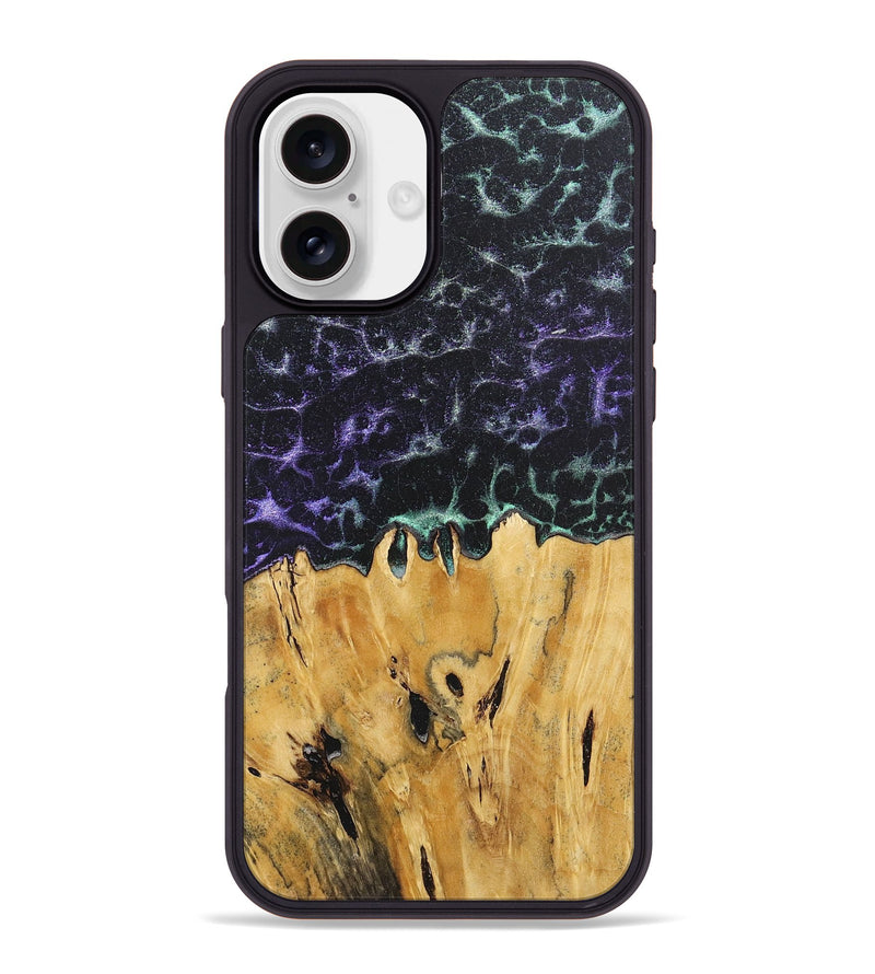 iPhone 16 Plus Wood+Resin Phone Case - Lottie (Static, 719764)