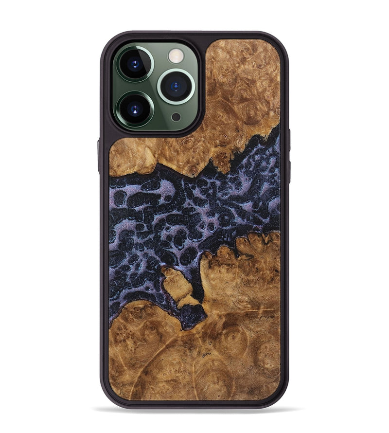 iPhone 13 Pro Max Wood+Resin Phone Case - Jeffery (Static, 719767)