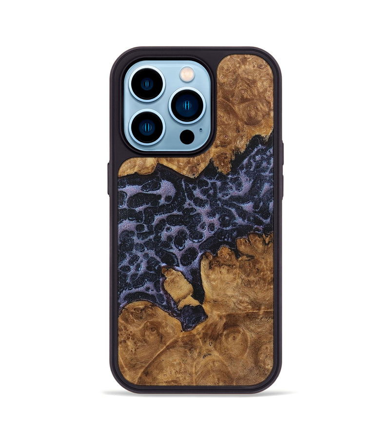 iPhone 14 Pro Wood+Resin Phone Case - Jeffery (Static, 719767)