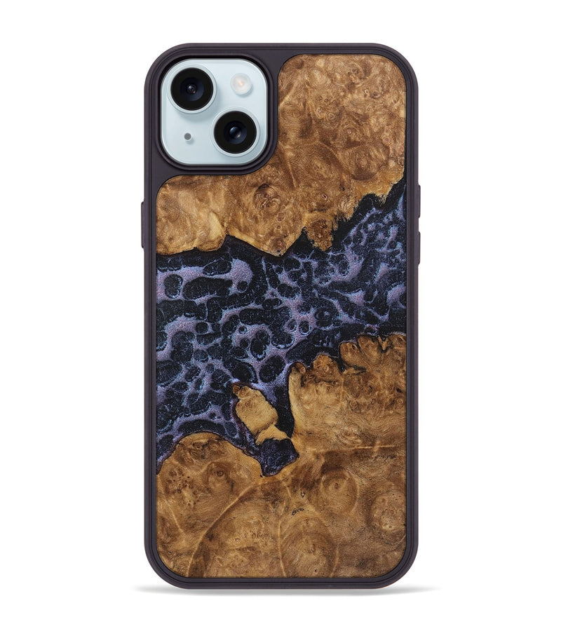 iPhone 15 Plus Wood+Resin Phone Case - Jeffery (Static, 719767)