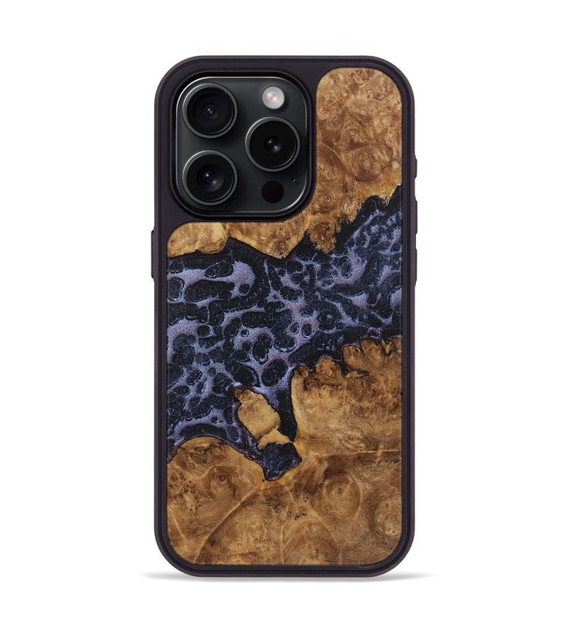 iPhone 15 Pro Wood+Resin Phone Case - Jeffery (Static, 719767)