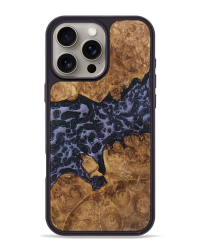 iPhone 16 Pro Max Wood+Resin Phone Case - Jeffery (Static, 719767)