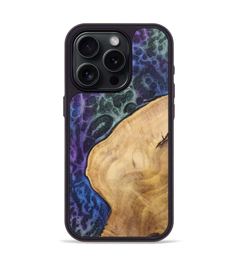 iPhone 15 Pro Wood+Resin Phone Case - Lincoln (Static, 719768)