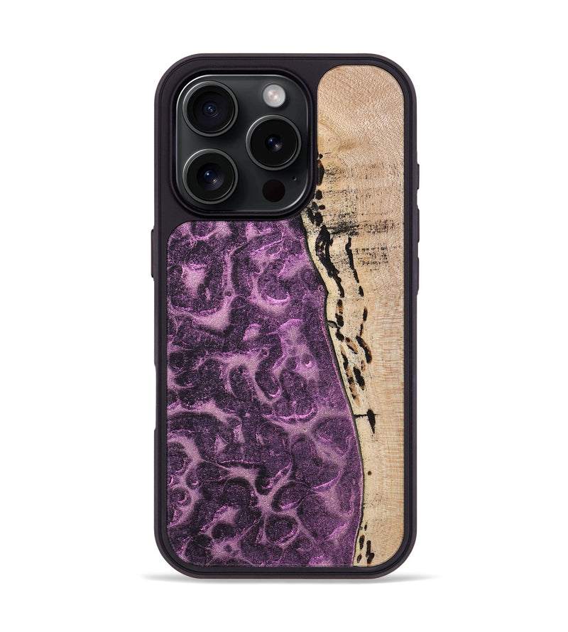 iPhone 16 Pro Wood+Resin Phone Case - Xavier (Static, 719769)