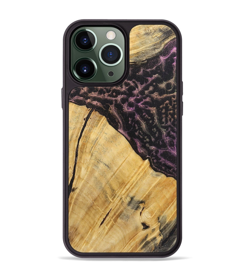 iPhone 13 Pro Max Wood+Resin Phone Case - Luciana (Static, 719776)