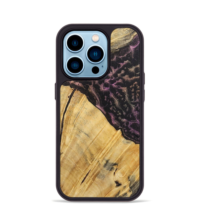 iPhone 14 Pro Wood+Resin Phone Case - Luciana (Static, 719776)