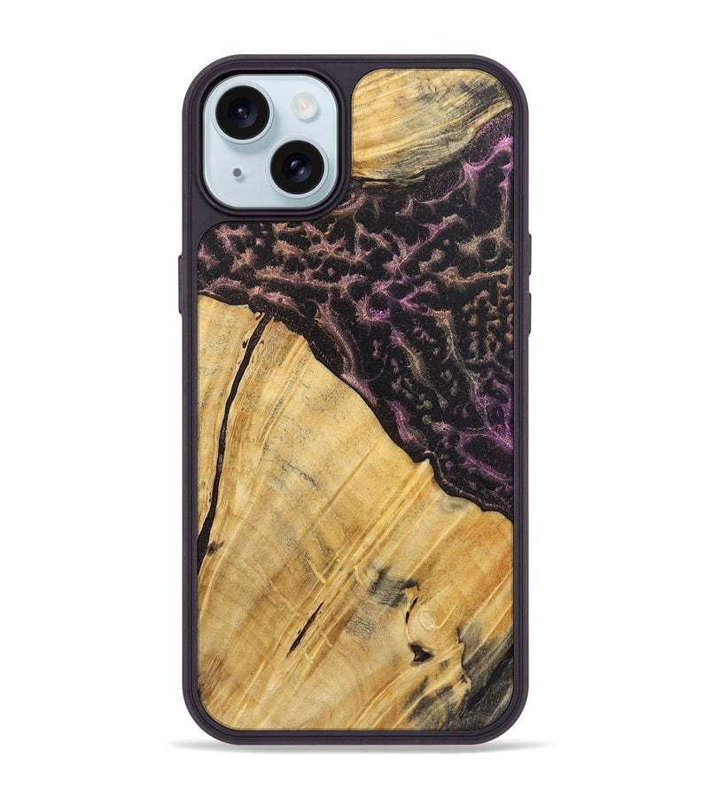 iPhone 15 Plus Wood+Resin Phone Case - Luciana (Static, 719776)