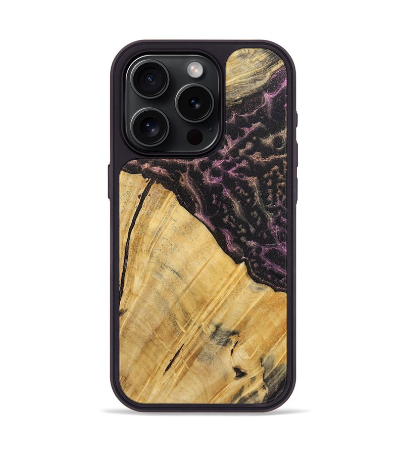 iPhone 15 Pro Wood+Resin Phone Case - Luciana (Static, 719776)