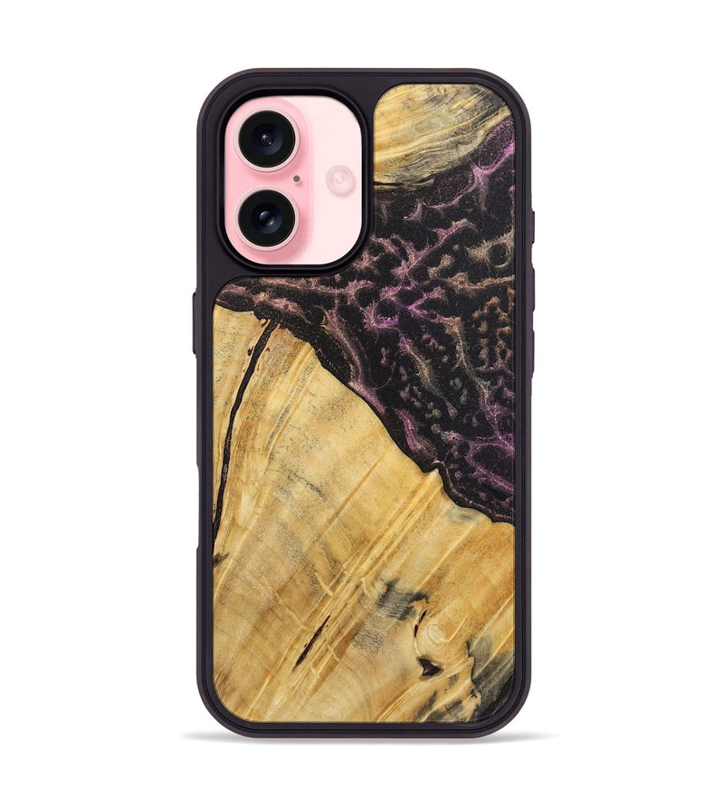 iPhone 16 Wood+Resin Phone Case - Luciana (Static, 719776)