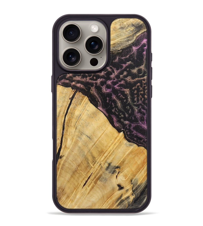 iPhone 16 Pro Max Wood+Resin Phone Case - Luciana (Static, 719776)