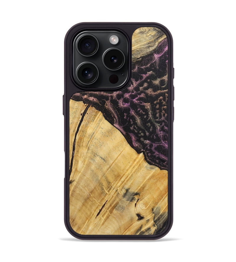 iPhone 16 Pro Wood+Resin Phone Case - Luciana (Static, 719776)