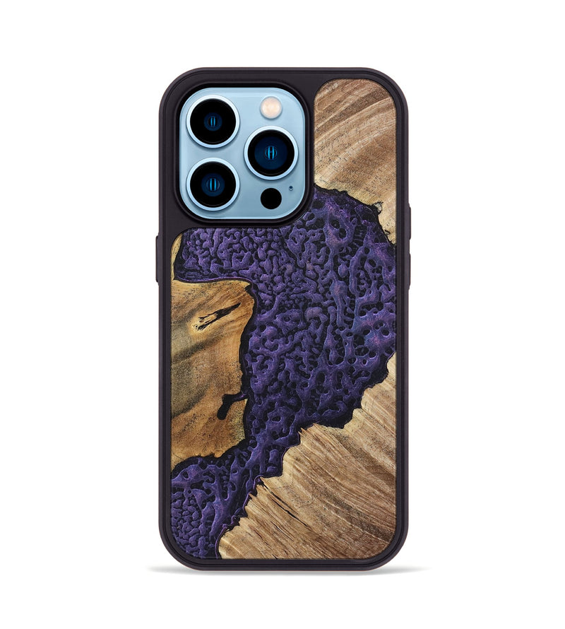 iPhone 14 Pro Wood+Resin Phone Case - Destinee (Static, 719777)