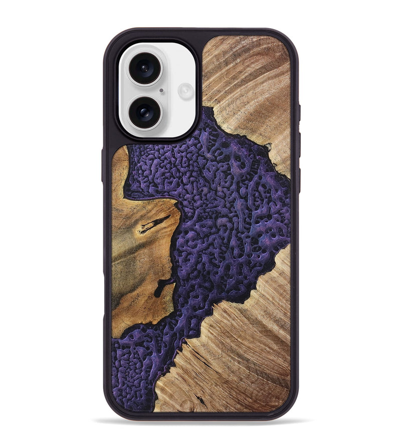 iPhone 16 Plus Wood+Resin Phone Case - Destinee (Static, 719777)