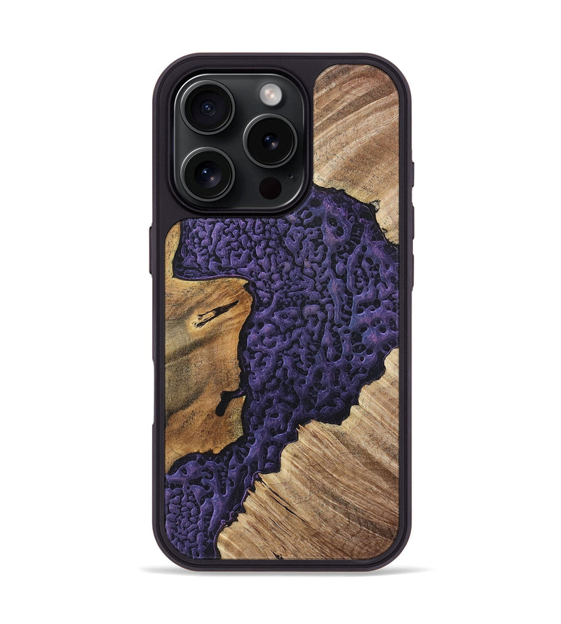 iPhone 16 Pro Wood+Resin Phone Case - Destinee (Static, 719777)