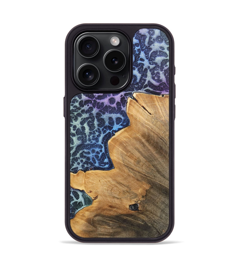 iPhone 15 Pro Wood+Resin Phone Case - Fatima (Static, 719779)