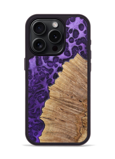 iPhone 15 Pro Wood+Resin Phone Case - Glenn (Static, 719783)