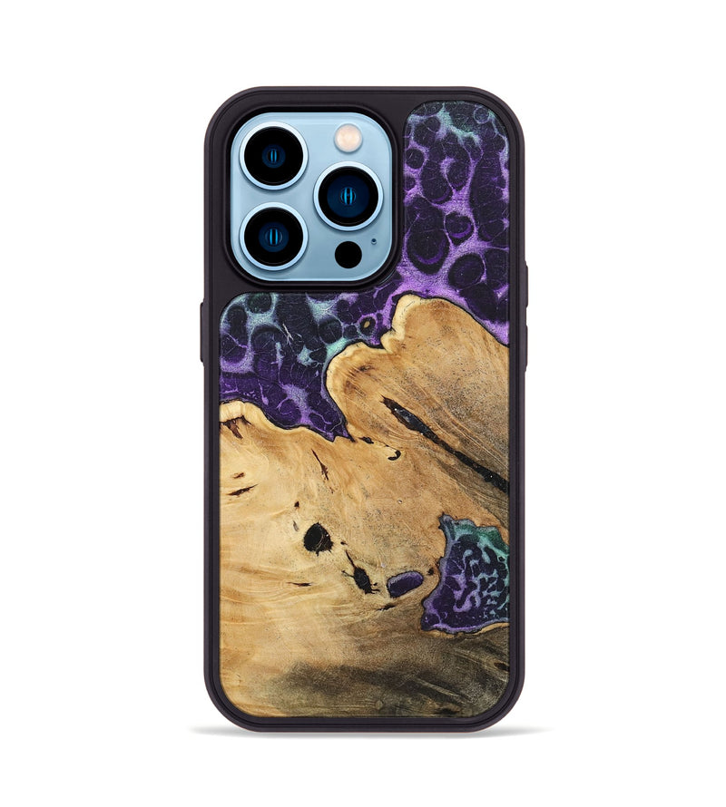 iPhone 14 Pro Wood+Resin Phone Case - Lula (Static, 719785)