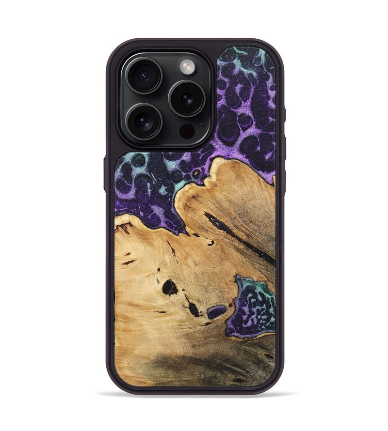 iPhone 15 Pro Wood+Resin Phone Case - Lula (Static, 719785)