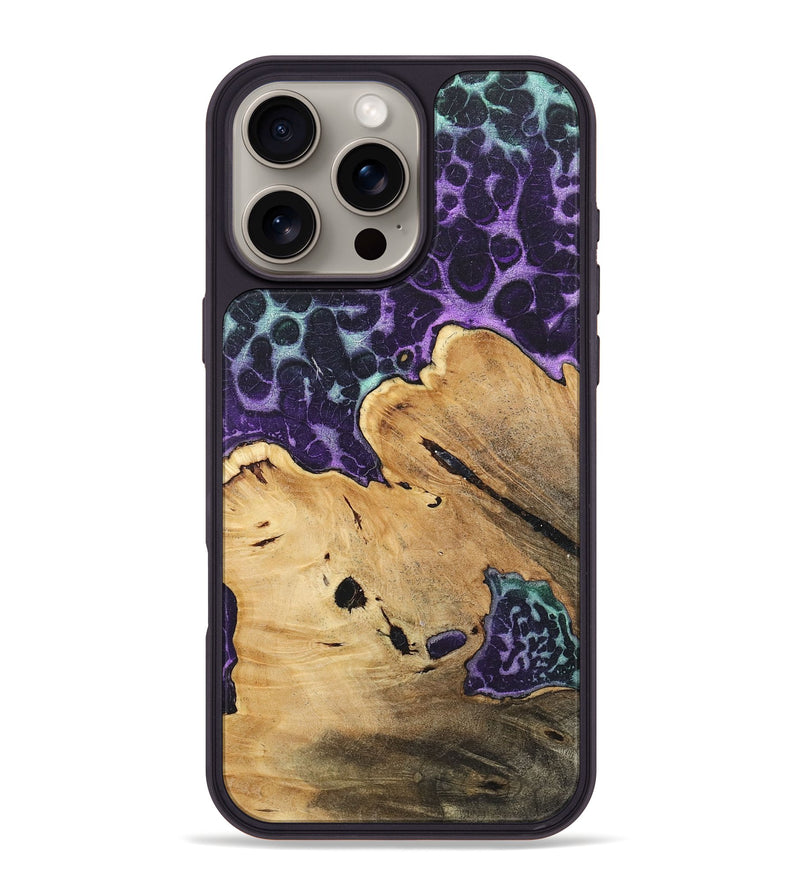 iPhone 16 Pro Max Wood+Resin Phone Case - Lula (Static, 719785)