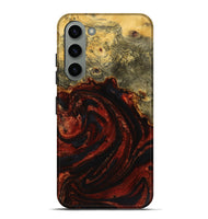 Galaxy S23 Plus Wood+Resin Live Edge Phone Case - Shelia (Red, 719819)