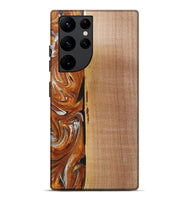 Galaxy S22 Ultra Wood+Resin Live Edge Phone Case - Malcolm (Red, 719824)