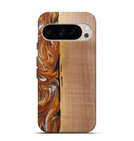 Pixel 9 Pro Wood+Resin Live Edge Phone Case - Malcolm (Red, 719824)