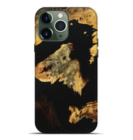 iPhone 13 Pro Max Wood+Resin Live Edge Phone Case - Orion (Pure Black, 719828)