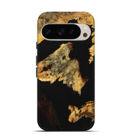 Pixel 9 Wood+Resin Live Edge Phone Case - Orion (Pure Black, 719828)