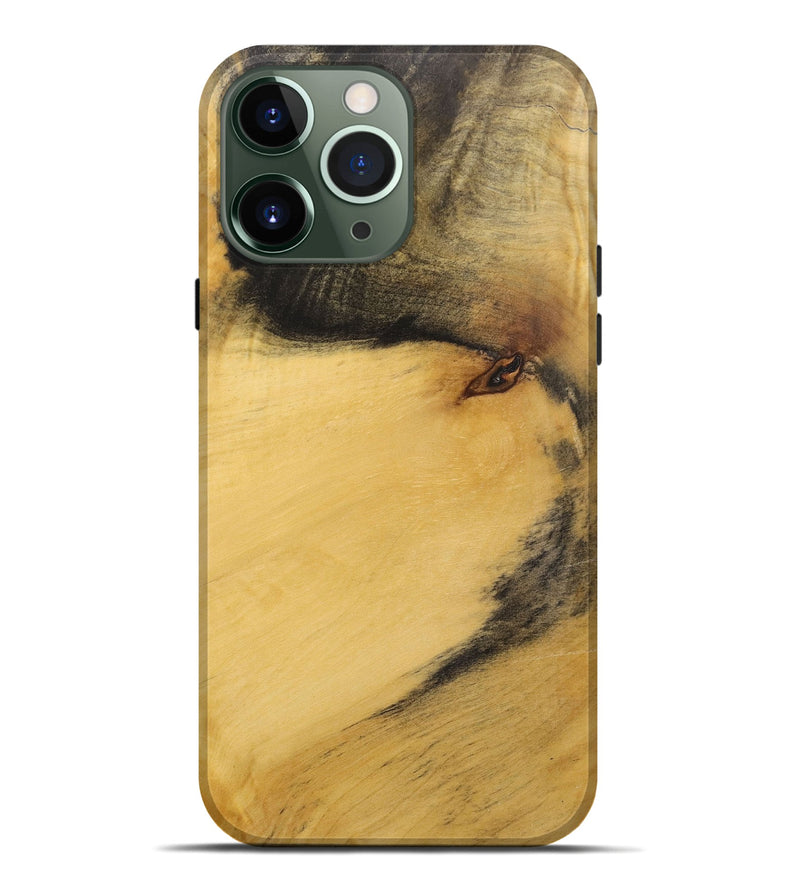 iPhone 13 Pro Max Wood+Resin Live Edge Phone Case - Daniella (Wood Burl, 719832)