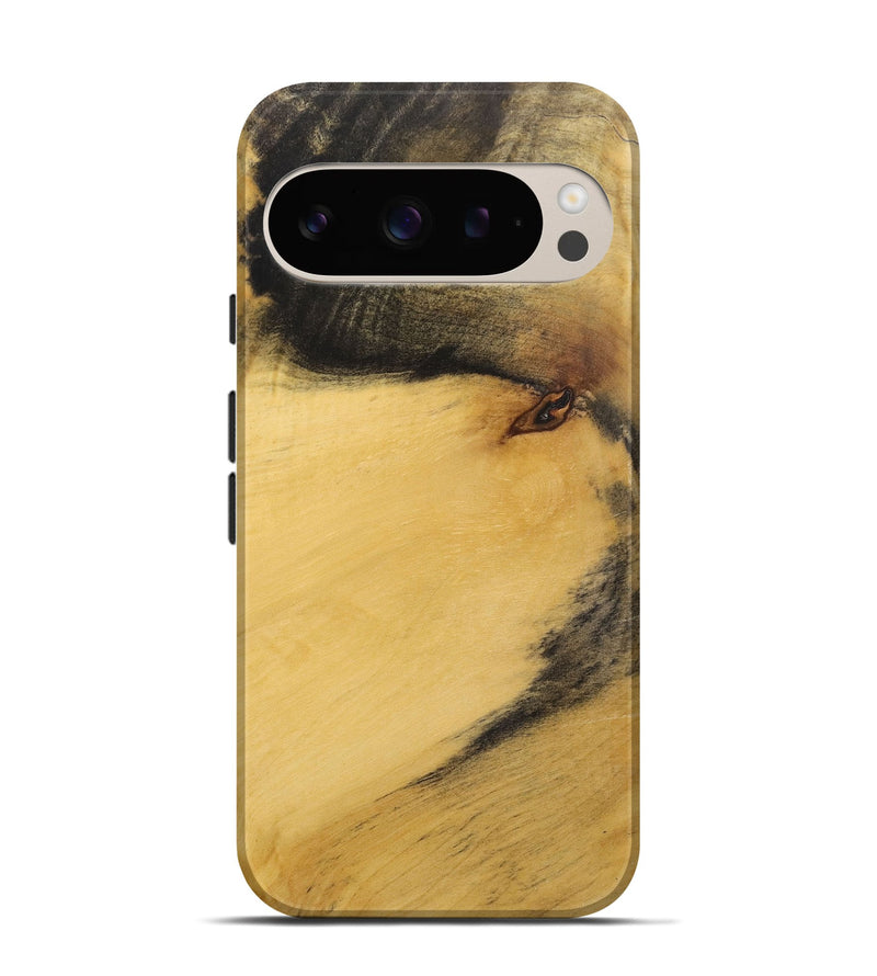 Pixel 9 Wood+Resin Live Edge Phone Case - Daniella (Wood Burl, 719832)