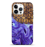 iPhone 15 Pro Max Wood+Resin Live Edge Phone Case - Ezra (Pattern, 719853)