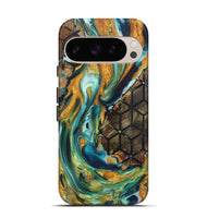 Pixel 9 Pro Wood+Resin Live Edge Phone Case - Beatrice (Pattern, 719854)