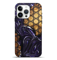 iPhone 15 Pro Max Wood+Resin Live Edge Phone Case - Kelsie (Pattern, 719856)