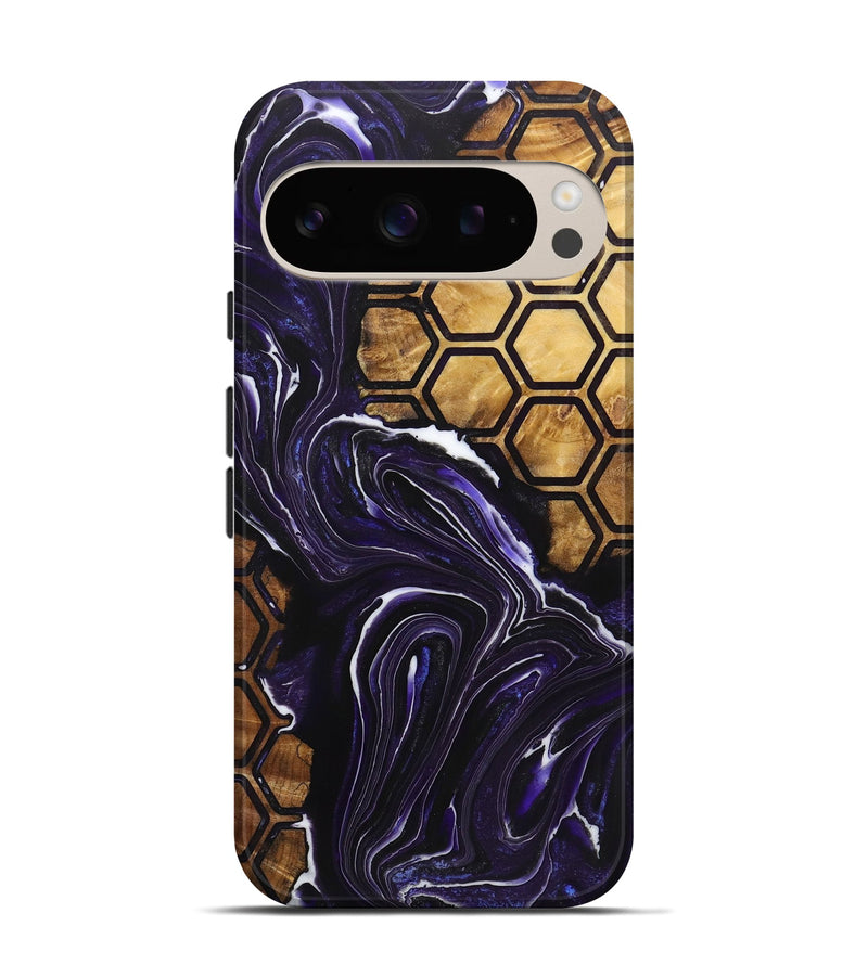 Pixel 9 Wood+Resin Live Edge Phone Case - Kelsie (Pattern, 719856)