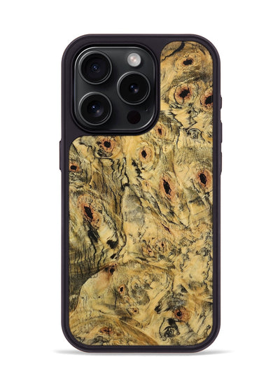 iPhone 15 Pro Wood+Resin Phone Case - Shelby (Wood Burl, 719965)