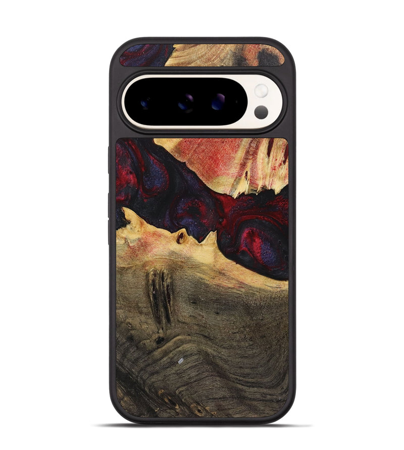 Pixel 9 Pro Wood+Resin Phone Case - Martin (Red, 720019)