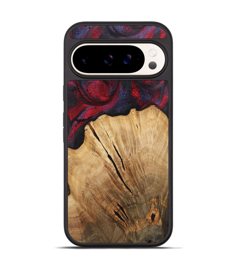 Pixel 9 Pro Wood+Resin Phone Case - Wade (Red, 720023)