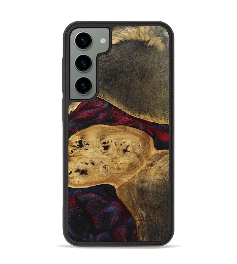 Galaxy S23 Plus Wood+Resin Phone Case - Jaime (Red, 720024)