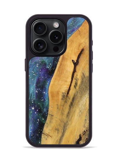 iPhone 15 Pro Wood+Resin Phone Case - Ayden (Cosmos, 720045)