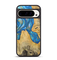 Pixel 9 Pro Wood+Resin Phone Case - Cairo (Teal & Gold, 720119)