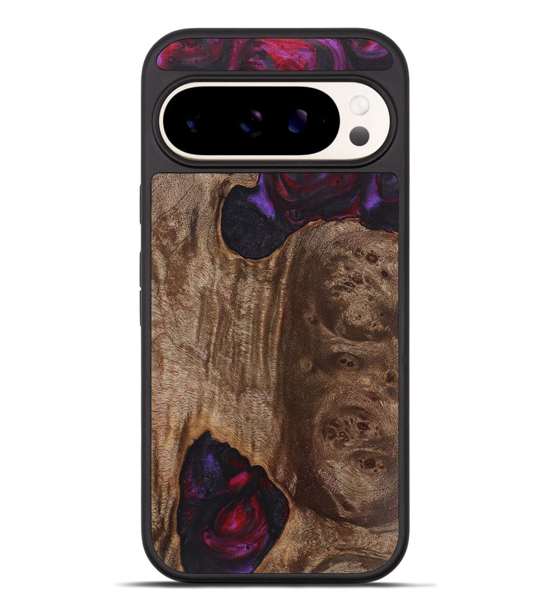 Pixel 9 Pro XL Wood+Resin Phone Case - Bruce (Red, 720172)