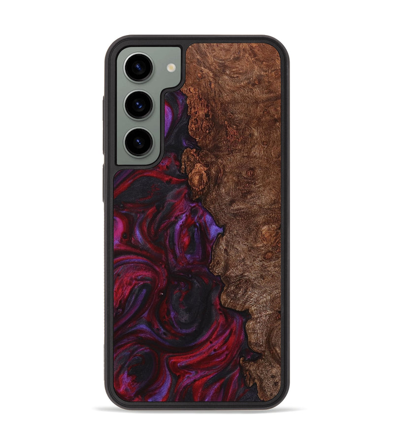 Galaxy S23 Plus Wood+Resin Phone Case - Kehlani (Red, 720173)