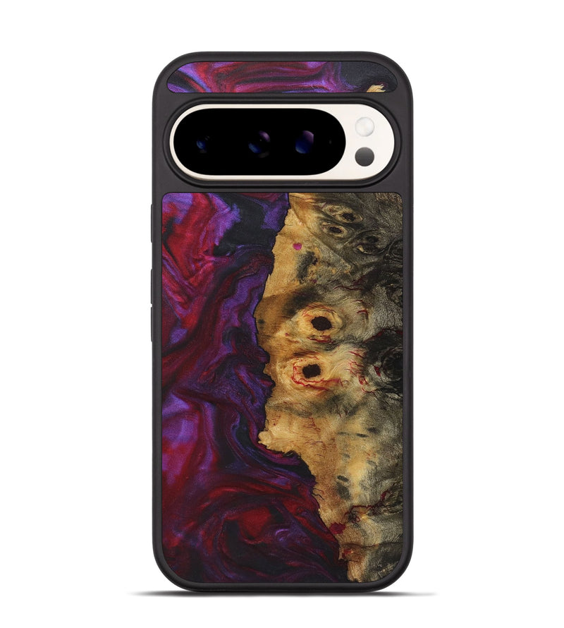 Pixel 9 Pro Wood+Resin Phone Case - Reese (Red, 720190)