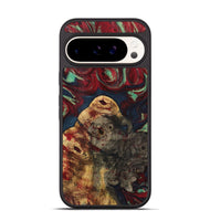 Pixel 9 Wood+Resin Phone Case - Ericka (Red, 720247)