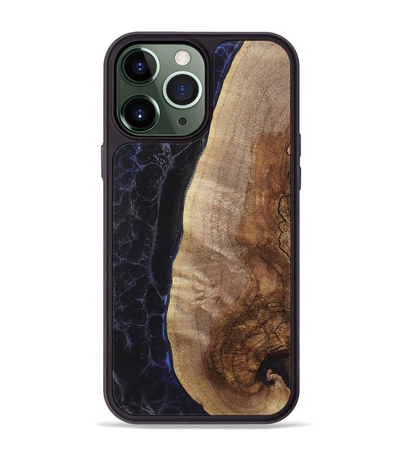 iPhone 13 Pro Max Wood+Resin Phone Case - Omar (Static, 720251)