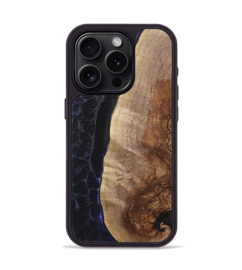 iPhone 15 Pro Wood+Resin Phone Case - Omar (Static, 720251)