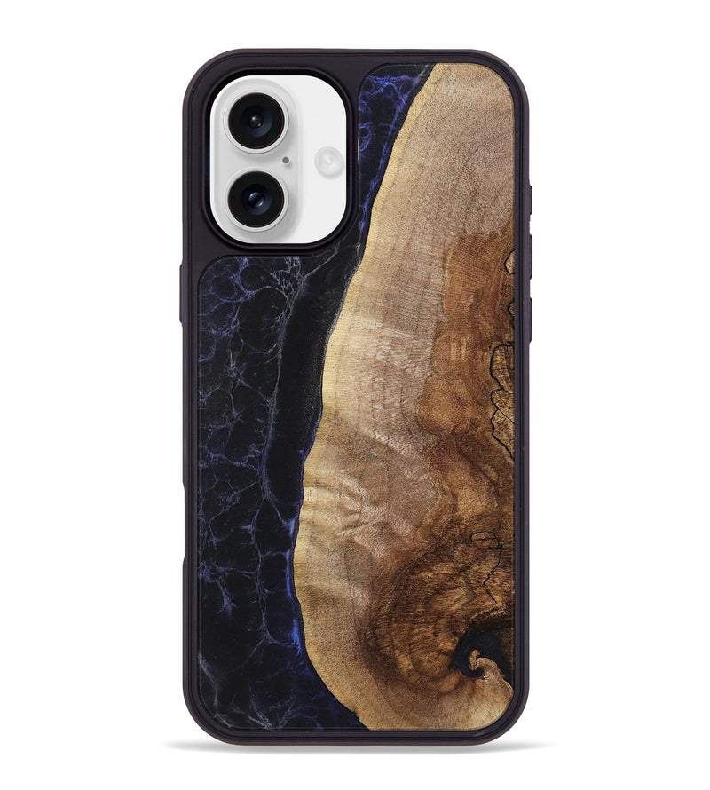 iPhone 16 Plus Wood+Resin Phone Case - Omar (Static, 720251)