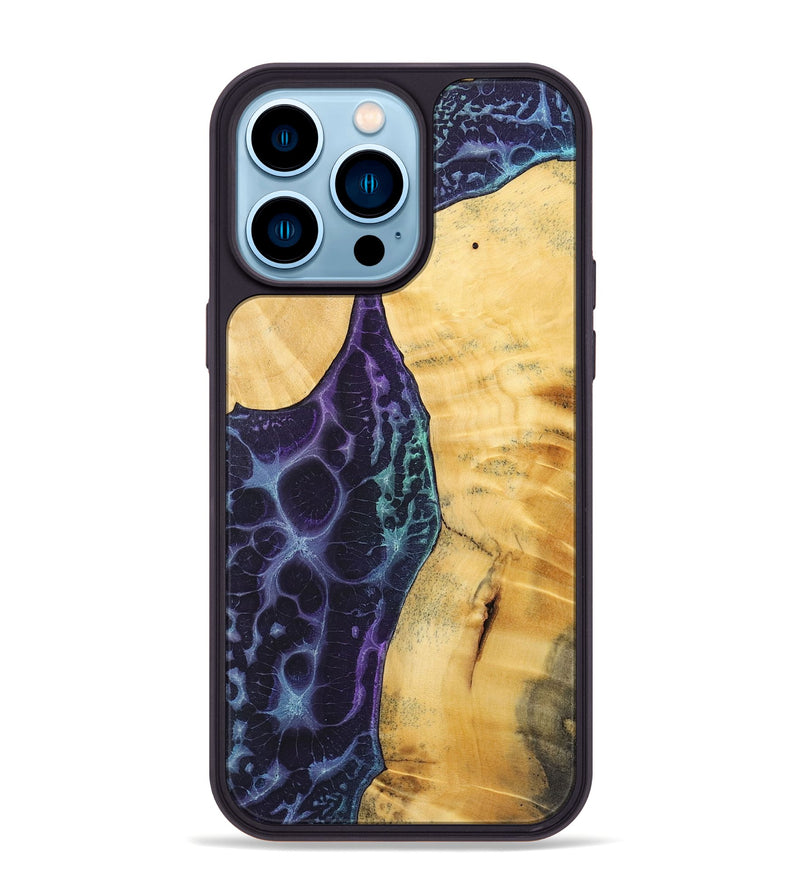 iPhone 14 Pro Max Wood+Resin Phone Case - Lyle (Static, 720252)