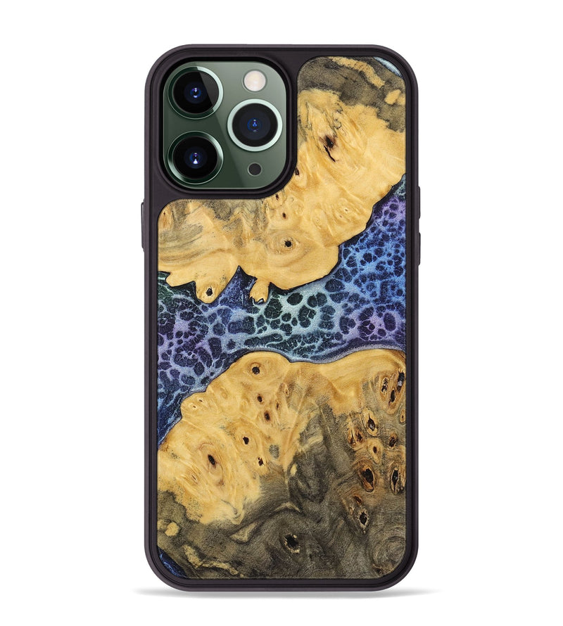 iPhone 13 Pro Max Wood+Resin Phone Case - Margot (Static, 720263)